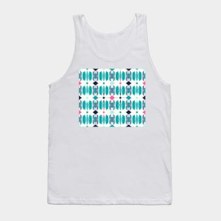 Great Dane and Chihuahaua in Teal Tank Top